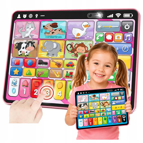 Interaktiv pædagogisk tablet til børn, klaver, dyr, Z3498R
