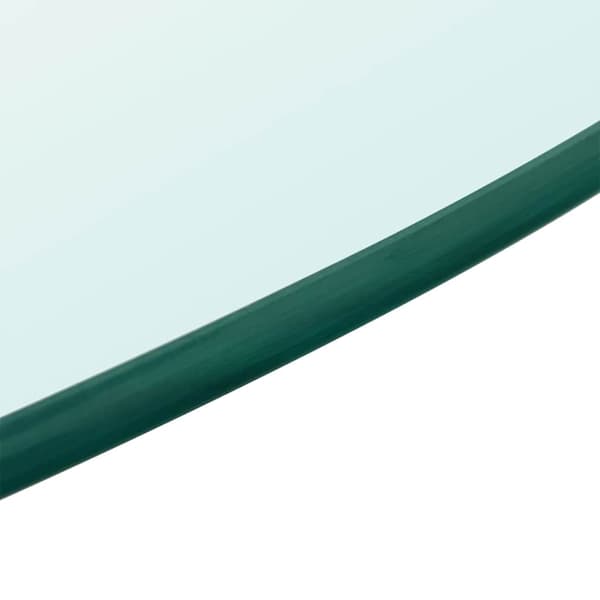 vidaXL glasbordplade, rund 400 mm