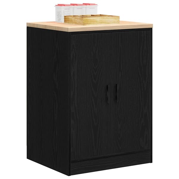 vidaXL garageskab sort 60x51x85 cm
