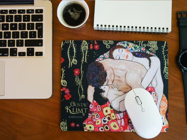 Computermusemåtte - G. Klimt, Familie (CARMANI)