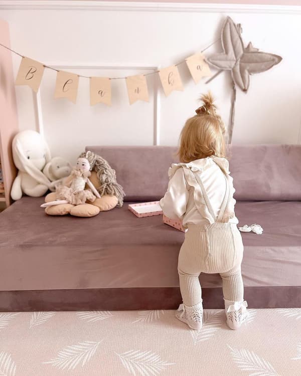 Stor rulle til Velvet Lila sofaen