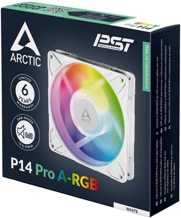 Arctic P14 Pro A-RGB Hvid Ventilator (ACFAN00318A)