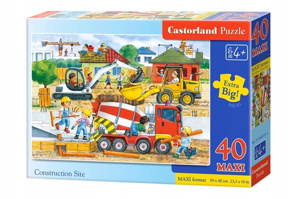 Pussel 40 bitar Maxi B-040018-1 Byggarbetsplats