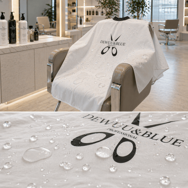 Barbermantel för en stor hårsalong
