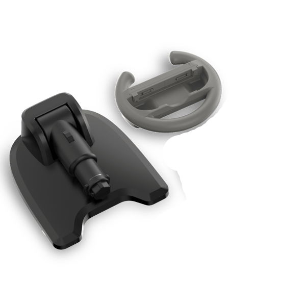 Yaxo-stativ med Joy-Con racing SET-hållare för NS/NS2 Techno Black