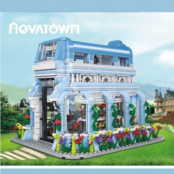 Botanisk trädgård LED - Mould King 1289 st Technic Blocks
