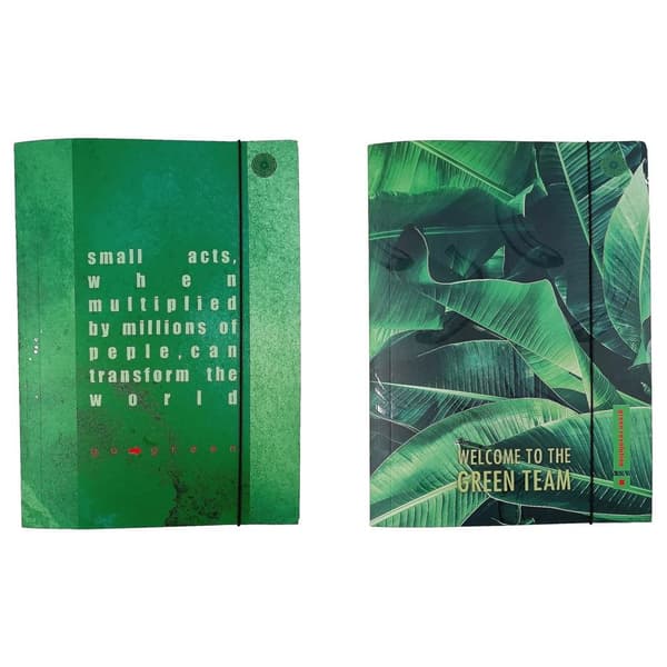 Think Green A4-mappe med elastik (10 stk.)