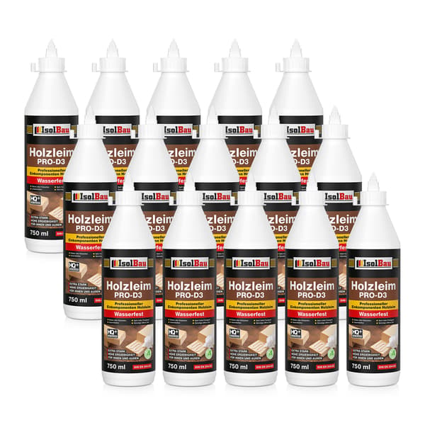 IsolBau Puuliima PRO D3 Puuliima 15 x 750 ml