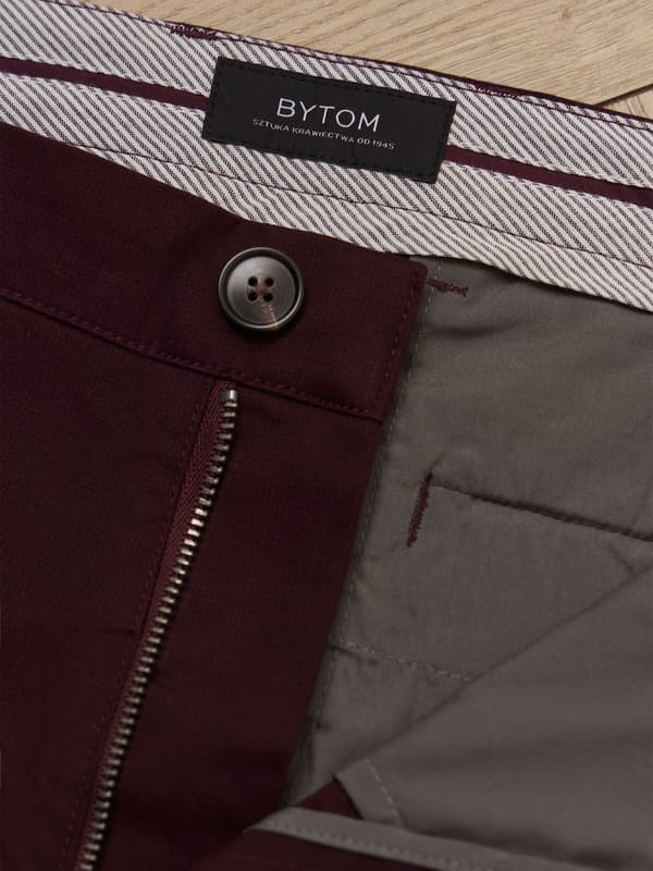 HILLCREST BURGUNDY BUKSER 32/32