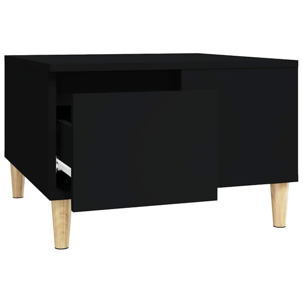 vidaXL sofabord, sort, 55x55x36,5 cm, træbaseret materiale