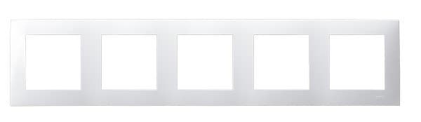 Femfaldig bezel – vit, safir