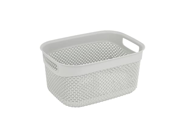LAVADO PLASTIKKURV 23X17X12CM 3,3L GRÅ
