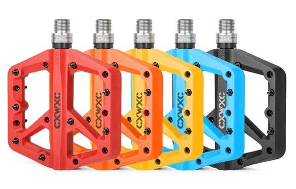 Orange CXWXC Platform cykelpedaler med nylonförseglade lager