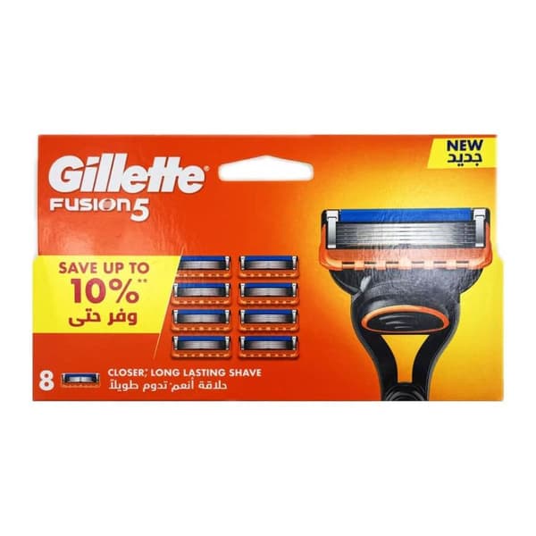 Gillette Fusion 5 barberblade - 8 stk.