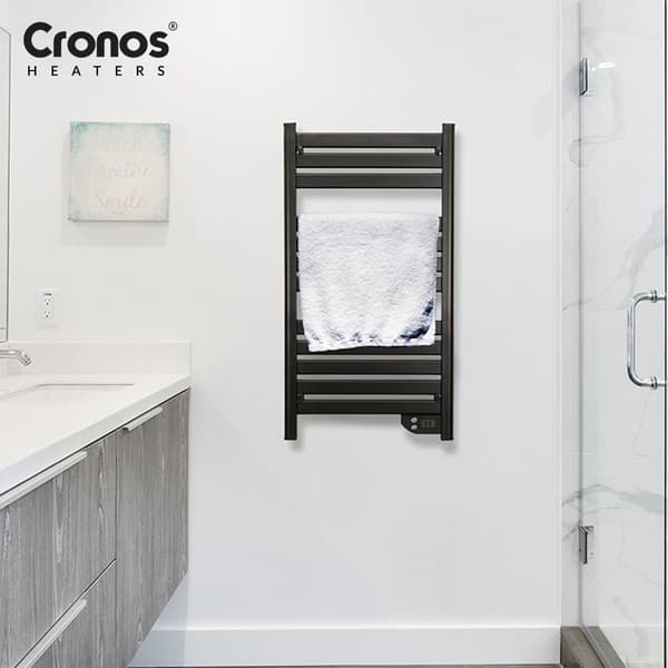 Cronos TW-500 Sort elektrisk badeværelsesvarmer