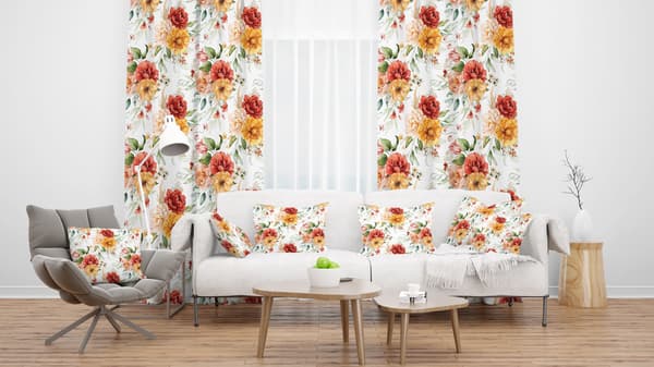 Gardin på tape print 129