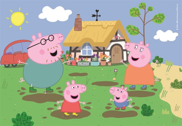 30-palainen palapeli. Supervärikäs. Peppa Pig