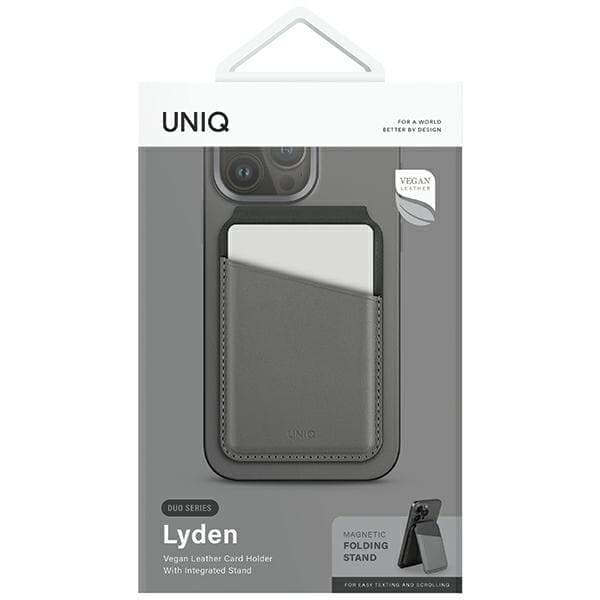 UNIQ Lyden DS Magnetisk RFID Pung og Telefonholder, Grå og Sort