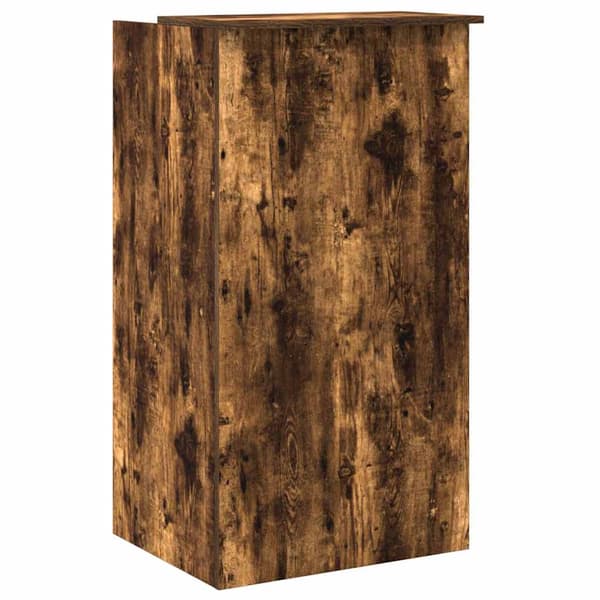 vidaXL receptionsdisk røget eg 55x50x103,5 cm limet træ