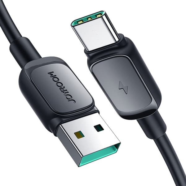 USB-kabel - USB-C 3A 1,2m sort