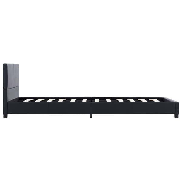 vidaXL sengestel sort kunstlæder 100 x 200 cm