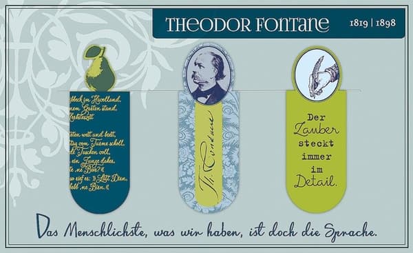 Magnetiske bogmærker - Fontane