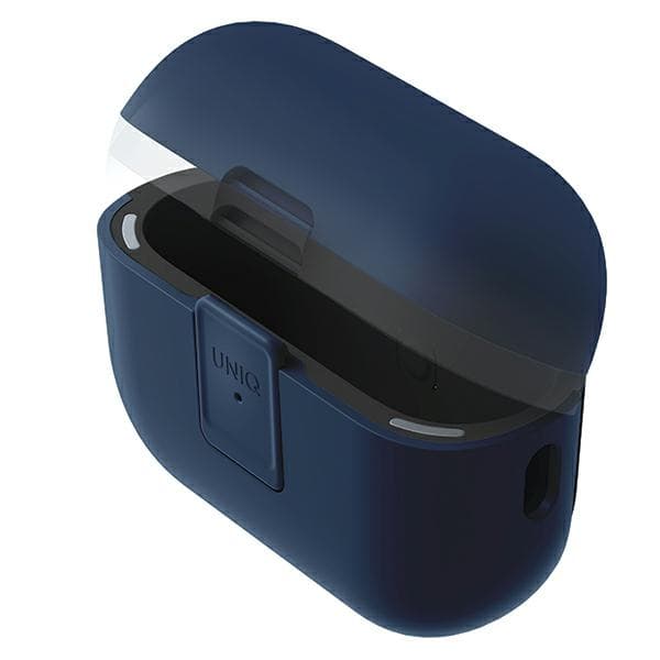UNIQ Clyde Lock-etui til AirPods Pro 2, blå/mørkegrå
