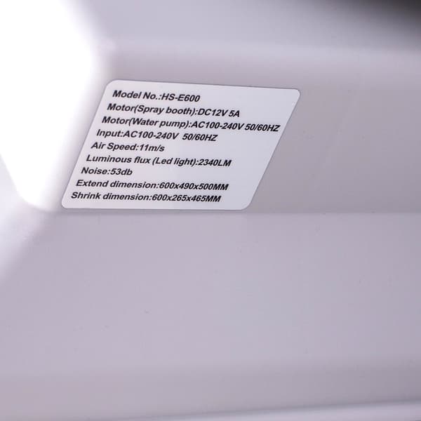 STOR MODELL SPRAYBOX VATTENRIDÅ FÖR AIRBRUSHMÅLNING PROFFS
