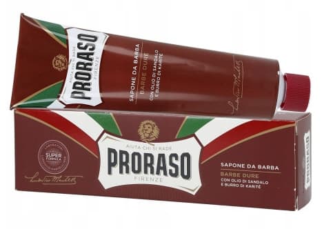 Proraso skäggkräm mjukgörande röd 150ml