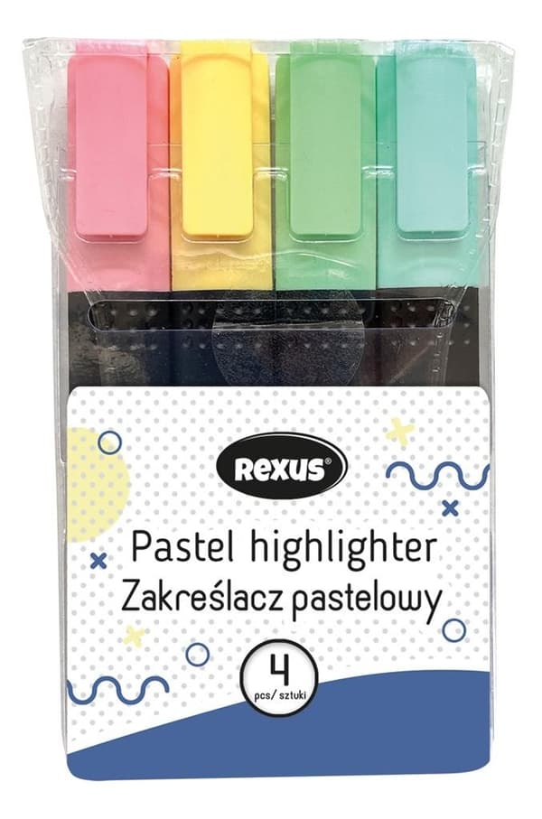 Overstregningstusch i 4 farver