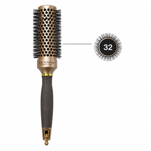 Keramisk termisk stylingborste med jonisering 32 mm NANO TECHNO