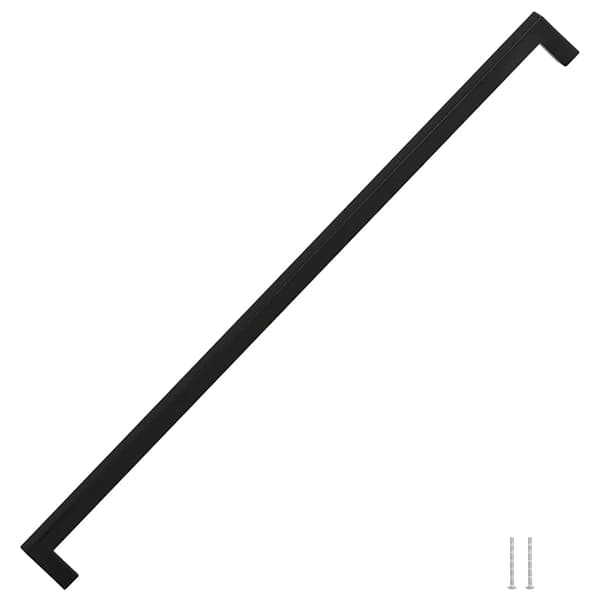 vidaXL skabsgreb 5 stk. sort 480 mm rustfrit stål
