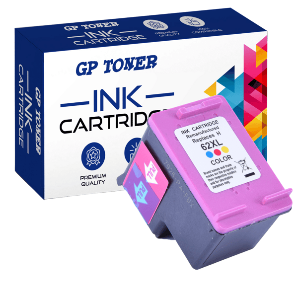 HP 62XL CMY GP -muste