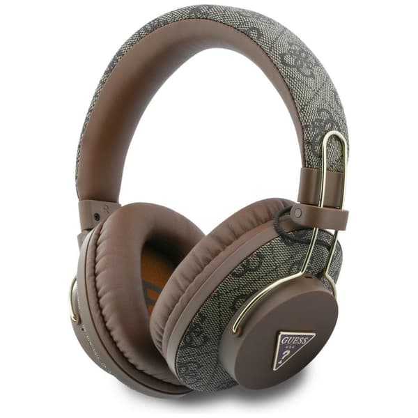 Guess Triangle Logo Bluetooth ENC Brune Over-Ear Hovedtelefoner