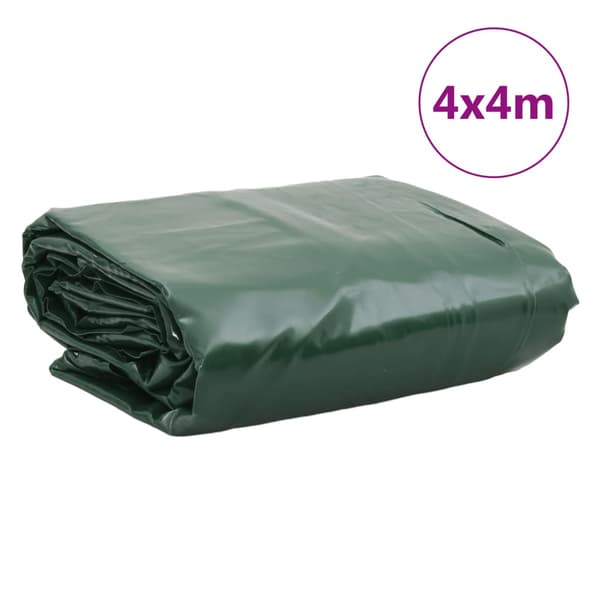 vidaXL Pressu, vihreä, 4x4 m, 600 g/m²