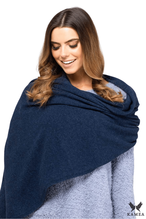 SCARF*01 dam vinter marinblå
