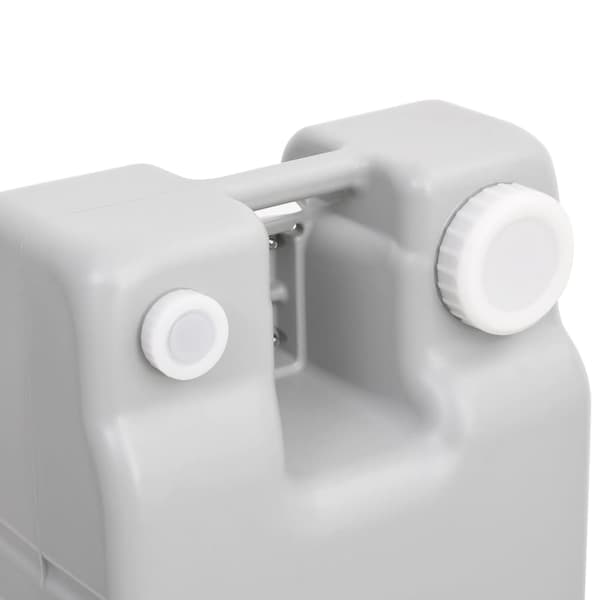 vidaXL Matkavesisäiliö pyörillä 75 l harmaa