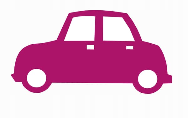 Børns dekorative vedhæng CAR AUTO js
