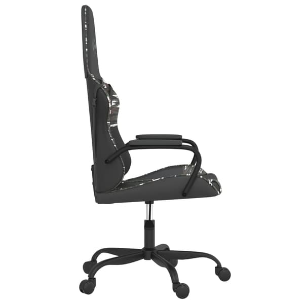 vidaXL gamingstol, sort og camouflage, kunstlæder