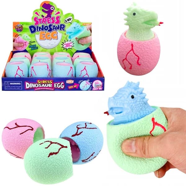 Blød dinosaur i en ægmix