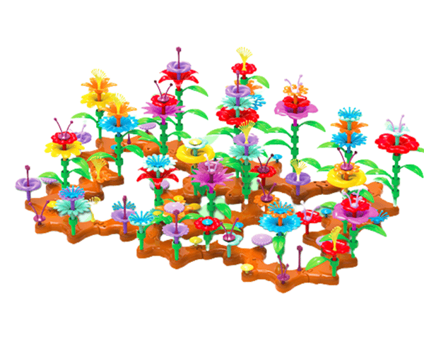 Blomsterträdgårdsklossar 198 bitar (Tadekmark)