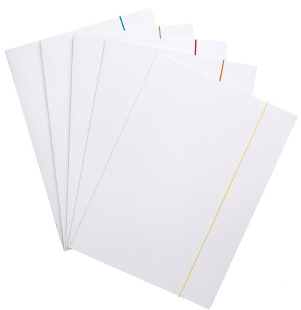 Mappe med elastik A4 MIX
