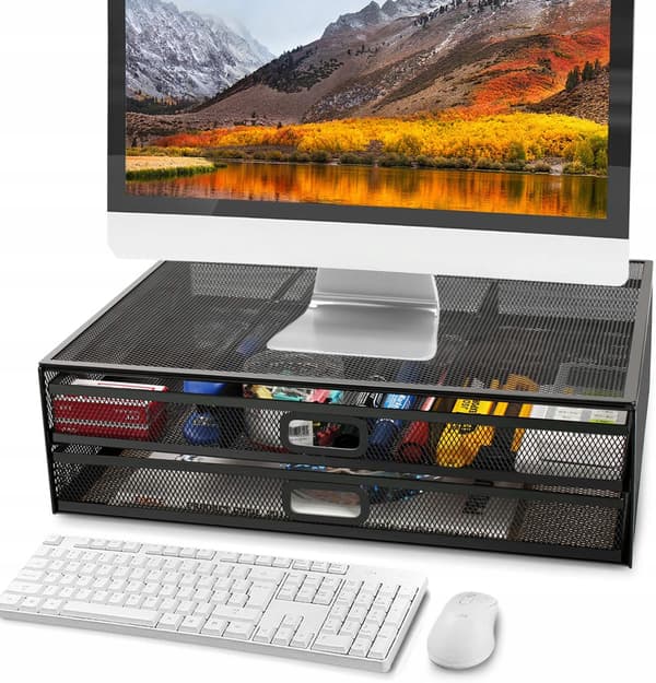 Monitorstativ, Office Set, svart JM2020