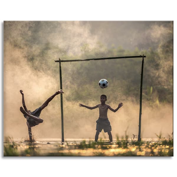 Canvastavla Ungdomsfotboll 100x80 cm