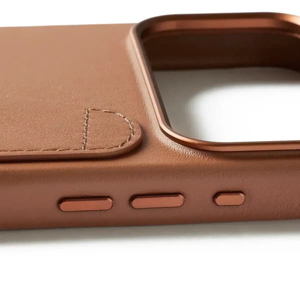 Mujjo - Læderpung til iPhone 17 Pro / Pro Max - Pung til iPhone iPhone 17 Pro Max / Sort