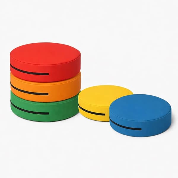 Runde puder til børnehaveklassen Runde puder til børnehaveklassen<span> - </span>Fuchsia, 30 cm