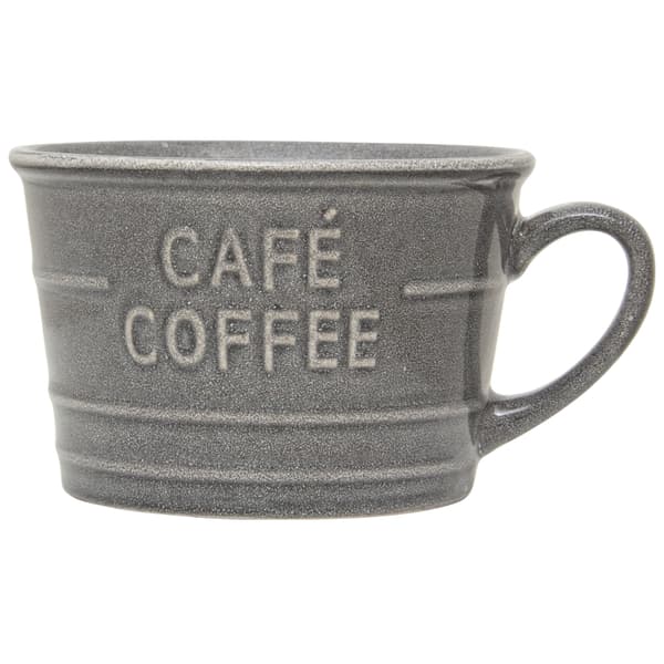 Kaffekop til morgenmad 260 ml grå