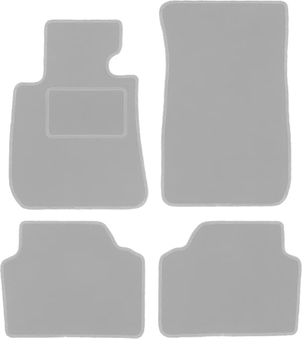 Grå bilmåtter til: BMW 3 E90 sedan (2004-2011)