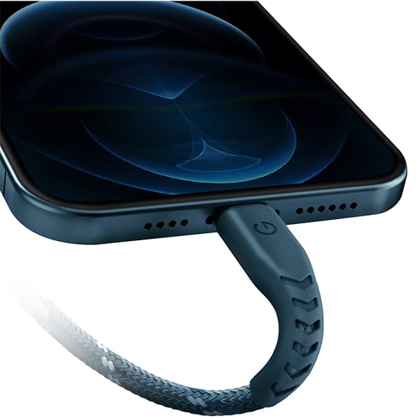 ENERGEA Nyloflex USB-C til Lightning-kabel C94 MFI 1,5m blå