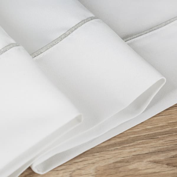 MADELE bordsunderlägg 30x40 cm vitt set